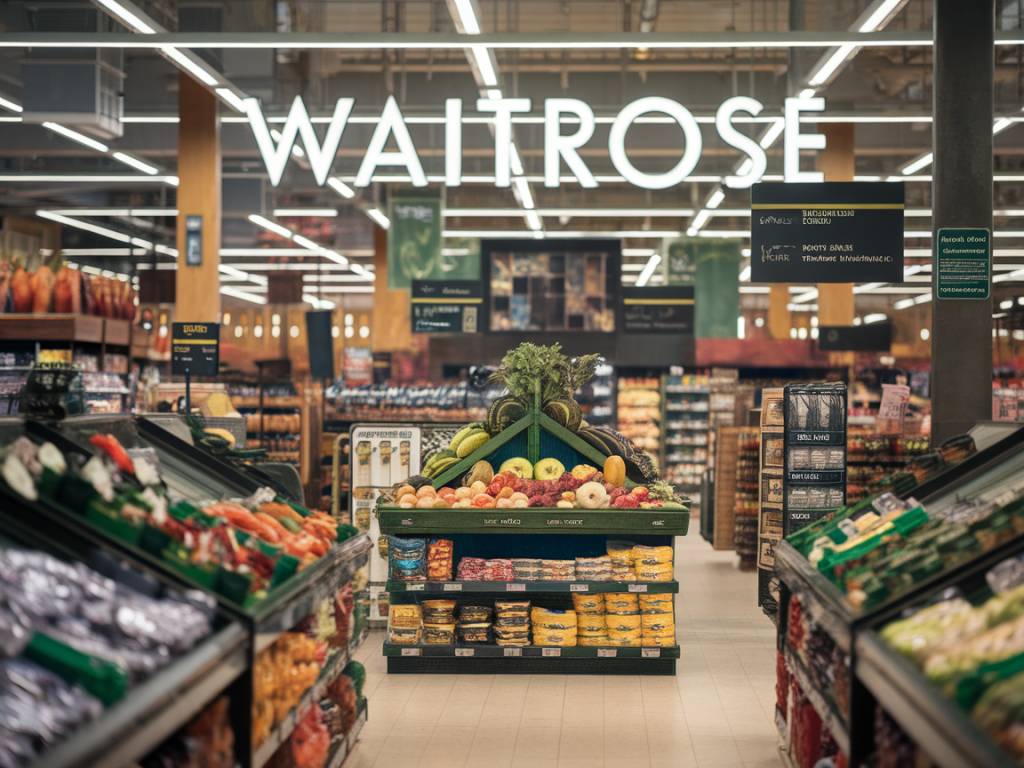 Premium supermarket aisle